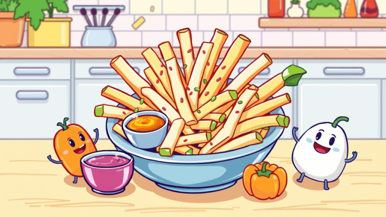 Crunchy Kohlrabi Fries for Snack Lovers