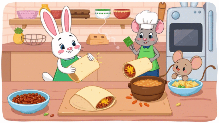 No-Bake Bean Burritos for Tiny Hands